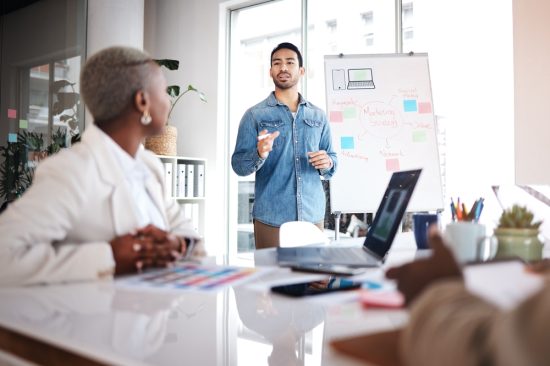 Business,Presentation,,Training,And,Communication,With,Seminar,And,Analytics,Of